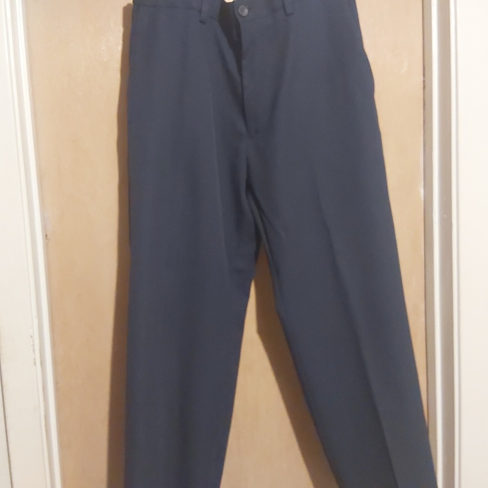 Haggar Cool 18 Pro Dark Blue Pants 34x 32